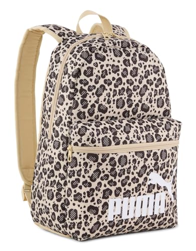 22% DESCUENTO PUMA Phase Aop Backpack Mochila, Toasted Almond animal aop, Talla única Unisex adulto