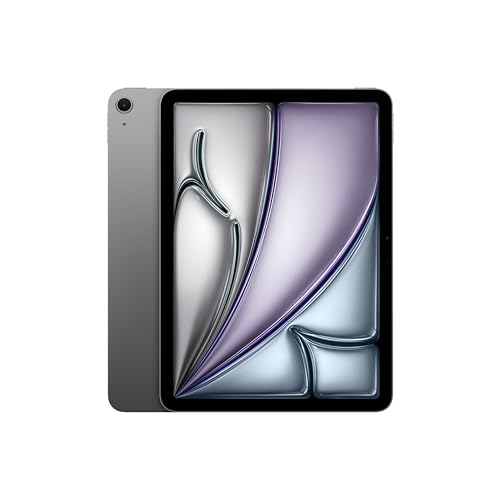22% DESCUENTO Apple iPad Air de 11 Pulgadas (M2): Pantalla Liquid Retina, 128 GB, cámara Frontal de 12 Mpx en Horizontal y cámara Trasera de 12 Mpx, Wi Fi 6E, Touch ID, autonomía de Sol a Sol Gris Espacial