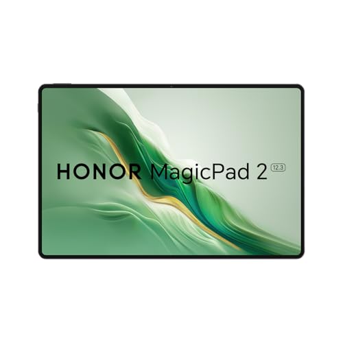 HONOR MagicPad 2 Tablet Wi FI de 12.3 Pulgadas, 12 GB + 256 GB, Pantalla 3K 144Hz OLED, Snapdragon 8s Gen 3, 8 Altavoces, 10050mAh Batería, MagicOS 8.0.1 (Android 14), Black