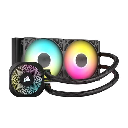 29% DESCUENTO CORSAIR Nautilus 240 RS ARGB Refrigeración Líquida de CPU – 240mm AIO – Conexión Directa a la Placa Base – Intel LGA 1851/1700, AMD AM5/AM4 – 2X RS120 ARGB Ventiladores Incluidos – Negro
