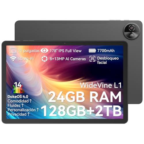 OSCAL Tablet 11 Pulgadas Android 14 Pad 90, 120Hz Tablet con 4G LTE + 5G WiFi, 24GB +128GB (2TB Ampliable), Modo PC, WPS, Smart Google, Widevine L1, Octa Core, 13MP + 8MP, FaceID, GPS
