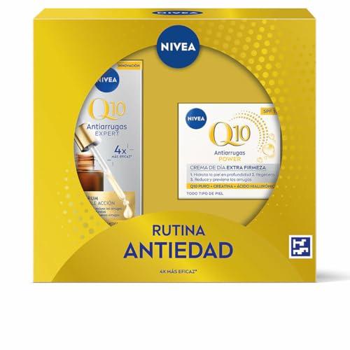 23% DESCUENTO Nivea Pack Q10 Antiarrugas Rutina Antiedad Crema de Día y Sérum Doble Acción