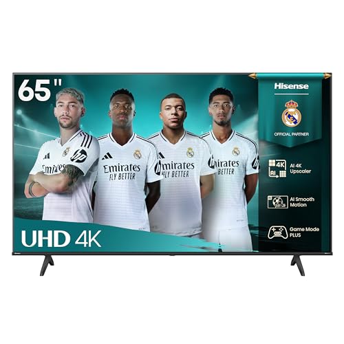 Hisense 65E63QT UHD 4K, Smart TV 65 Pulgadas, Dolby Vision, Modo Juego Plus, DTS Virtual X, Control por Voz, Doble Control de Volumen, Auto Ordenación Canales TDT