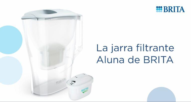 BRITA Jarra Filtrante Aluna Blanca | Incluye 1 Filtro MAXTRA PRO All-in-1 | Filtra hasta 150L | Elimina cal, cloro, metales y contaminantes | Mejora el sabor del agua | Diseño compacto y elegante | Compatible con filtros MAXTRA PRO | Sin BPA | Miravia