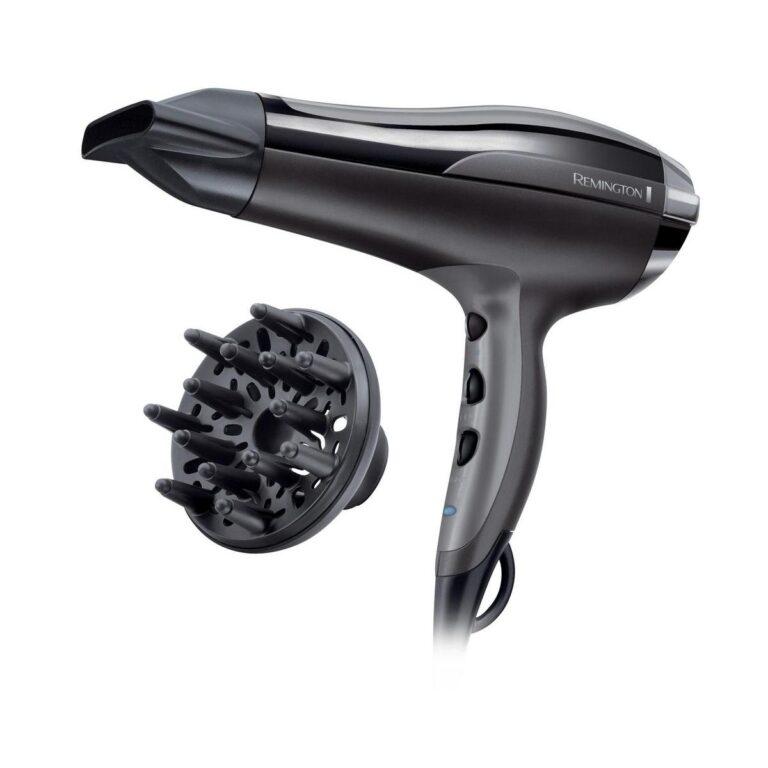 Remington Secador De Pelo Profesional Pro Air Turbo D5220 | Potencia de 2400W, Generador Iónico Para Cabello Sin Encrespamiento, 3 Niveles De Temperatura, 2 Velocidades, Función Turbo, Rejilla Trasera Desmontable, Incluye Concentrador Y Difusor. | Miravia