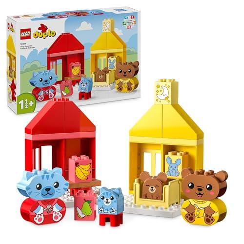 50% DESCUENTO LEGO 10414 DUPLO My First My Daily Rituals Hora de comer y dormir, Juguete social, 4 figuras de animales