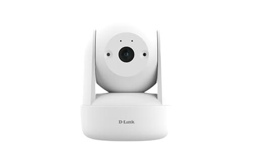 37% DESCUENTO D Link DCS 6501LH, Cámara WiFi Seguridad hogar, 2K 1296p, Lente motorizada 340°, visión Nocturna, detección Sonido/Movimiento, gestión remota Desde App, grabación en Nube/SD, Audio Dos vías, Alexa