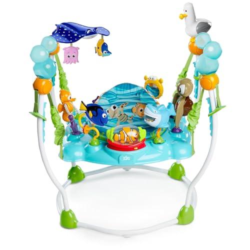 48% DESCUENTO Bright Starts, Disney Baby, Finding Nemo, Saltador Mar de Actividades, Centro de Actividades con 13 Actividades, Luces, Música y Sonidos del Océano, Altura Ajustable, Rotación 360°, Edades 6 Meses +
