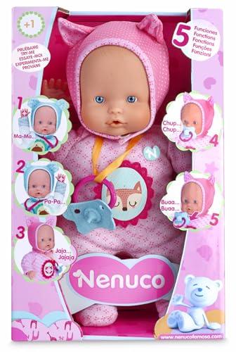 24% DESCUENTO Nenuco Muñeco, Blandito 5 Funciones, Color Rosa (Famosa 700012664)