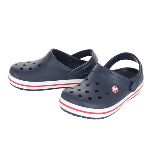 34% DESCUENTO Crocs Crocband Clog K, Zuecos Unisex niños, Multicolor Navy Red, 33/34 EU