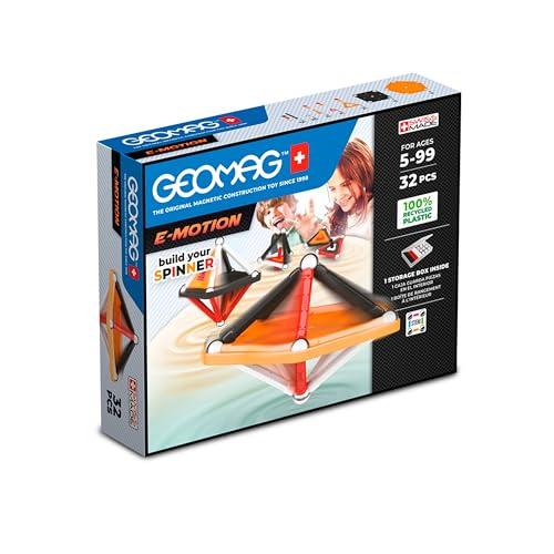 42% DESCUENTO Geomag, E Motion Panels, Construcciones Magnéticas, CREA una Peonza, Paquete de 32 Piezas, Plástico 100% Reciclado