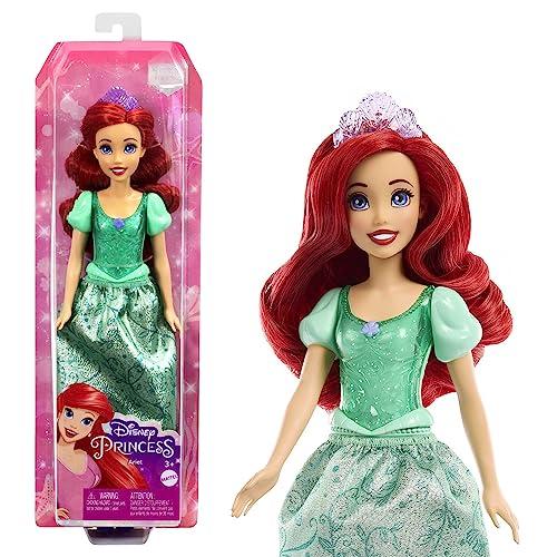 Mattel Disney Princess Ariel Muñeca princesa película La Sirenita, juguete +3 años (HLW10)