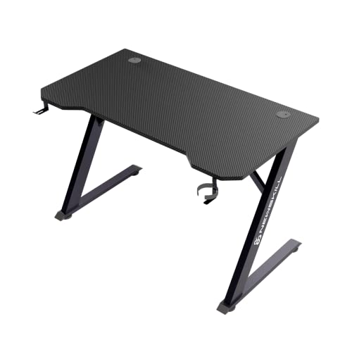 46% DESCUENTO NEWSKILL Belenor | Mesa Gaming Negra | 120x60x75 cm