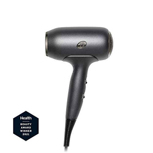 T3 Fit Compact Ionic Secador de pelo profesional, rápido secado, ligero, ergonómico, alisa el encrespamiento y con múltiples combinaciones de velocidad y calor