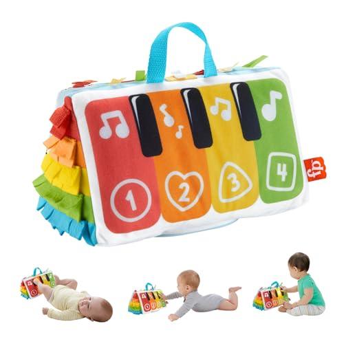 52% DESCUENTO Fisher Price Kick & Play Piano blandito pataditas, peluche con actividades, luces y sonidos, juguete para bebé recién nacido (Mattel HND54)