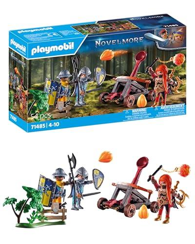 60% DESCUENTO PLAYMOBIL Novelmore 71485 Emboscada en la Carretera, Duelo Entre los Caballeros de Novelmore y los Bandidos de Burnham, Juegos de rol imaginativos y Divertidos, Juguetes para niños a Partir de 4 años