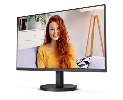 AOC 24B3HA2   Monitor FHD de 24 Pulgadas, IPS, 100Hz, 1ms, Marco Ultra Estrecho, FlickerFree, Adaptive Sync, Altavoces (1920 x 1080 250 CD/m HDMI 1.4 / DP 1.4)