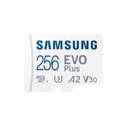 Tarjeta de Memoria Micro SD con Adaptador Samsung EVO Plus 2023 256 GB
