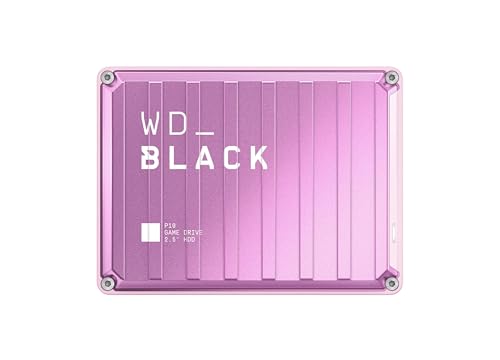 WD_BLACK P10 4TB Game Drive, Almacenamiento portátil HDD, Compatible con Playstation, Xbox y PC, Guardar hasta 150 Juegos, Subscripción gratuia de 1 Mes de Discord Nitro,