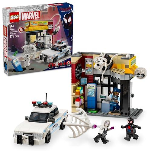 25% DESCUENTO LEGO Marvel Multiverso Arácnido: Miles Morales vs. Mancha, Coche de Policía de Juguete y 4 Minifiguras Inc. Spider Man y Gwen Stacy, Juguetes de Superhéroes para Niños y Niñas de 9 Años o Más 76311