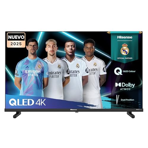 23% DESCUENTO Hisense 32A5Q QLED Smart TV 32 Pulgadas, Dolby Atmos, Modo Juego, Entrada USB Tipo C, Peana con Doble posición, Control por Voz Alexa, Función Compartir en TV, Auto Ordenación Canales TDT