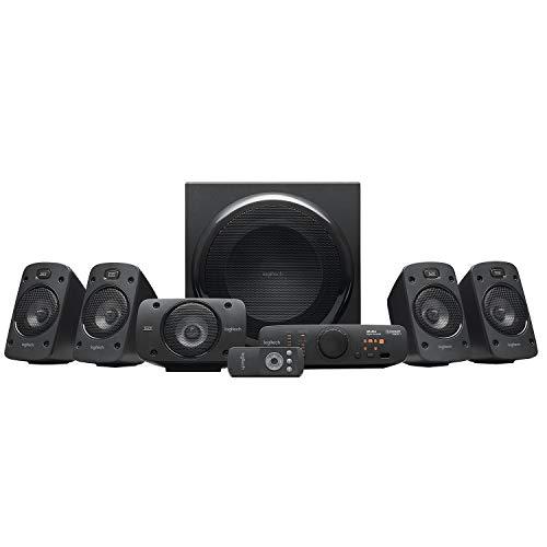 Logitech Z906 5.1 Sistema de Altavoces Sonido Envolvente THX, Certificado Dolby&DTS, 1000 W de Pico, Multi Dispositivos, Entradas Audio Múltiples, Negro