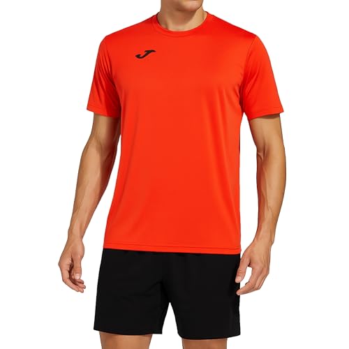57% DESCUENTO Joma Combi M/C, T shirt Hombre, Coral Flúor, M