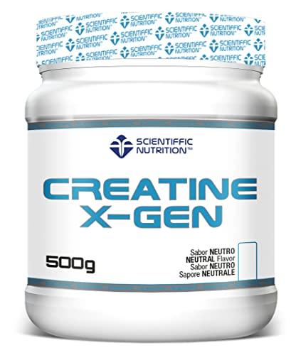40% DESCUENTO Scientiffic Nutrition Creatine X Gen, Creatina Monohidratada en Polvo para el Pre Entreno, Aumentar Masa Muscular, Mejora el Rendimiento Deportivo, Gran Solubilidad Sabor Neutro, 500g