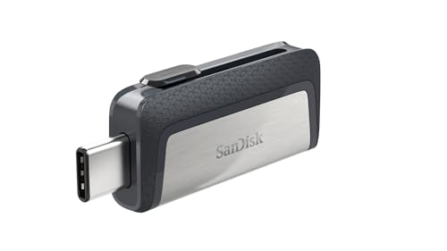 27% DESCUENTO SanDisk Ultra Dual Drive Memoria flash 256 GB (con conectores USB Type C y Type A reversibles, para móviles, tabletas, Macs y Ordenadores, hasta 150 MB/s, USB 3.1, Plata) Gris