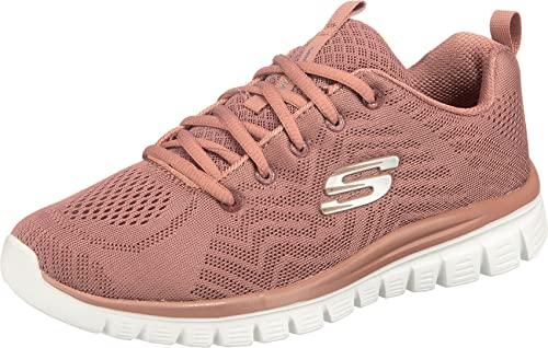 62% DESCUENTO Skechers Graceful Get Connected Regular, Zapatillas Mujer, Mauve Mesh Trim, 38 EU