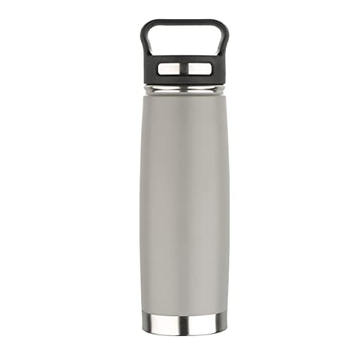 BERGNER Walking Anywhere Botella Termo de 500ML Fabricada en Acero Inoxidable y Revestimiento Anthiadherente Gris Buena Calidad y Durabilidad Para Todo tipo de Actividades