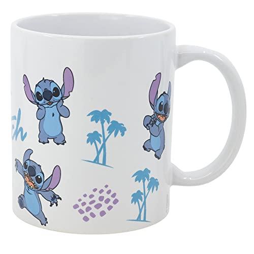 57% DESCUENTO Taza de cerámica de 325 ml en caja regalo de Stitch