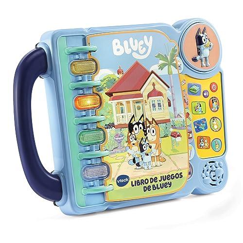 53% DESCUENTO VTech   Libro Educativo de Bluey, Juega y aprende simulando acciones de la Vida Real, 4 Modos de Juego, Juguete para niños +3 años, Versión ESP