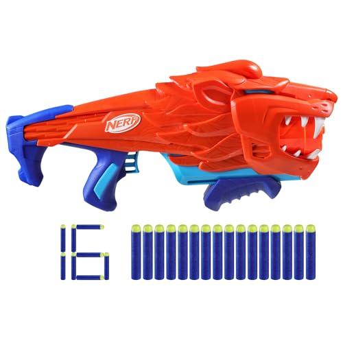 69% DESCUENTO Nerf LIONFURY Lanzador de Juguete con Forma de León y 16 Dardos de Espuma para el Juego de Acción, Actividades al Aire Libre, Regalo para Niños y Niñas de 6 Años o Más