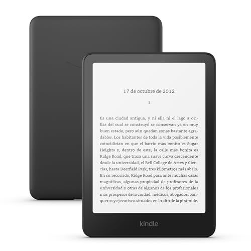 Nuevo Kindle Paperwhite (16 GB) de Amazon | Nuestro Kindle más rápido, con una nueva pantalla de 7 sin reflejos y semanas de batería | Con publicidad | Negro + Kindle Unlimited