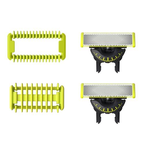 Philips Auténticas Cuchillas de repuesto originales OneBlade 360 para kit de cara/cuerpo, para afeitadora eléctrica OneBlade y recortadora, modelo QP624/50