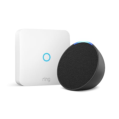 Ring Intercom de Amazon + Echo Pop Antracita | La combinación ideal para un hogar más inteligente