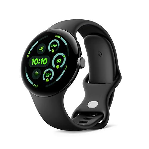 47% DESCUENTO Google Pixel Watch 3 (45 mm) Caja en Color Negro Mate Correa en Color obsidiana LTE