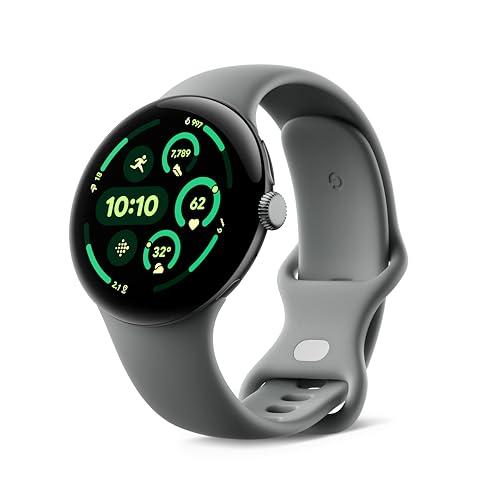 Google Pixel Watch 3 (45 mm)   Caja de Aluminio en Color Verde liquen Mate   Correa en Color Verde liquen   Wi Fi