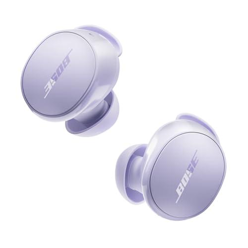 Bose QuietComfort Earbuds True Wireless, Auriculares con Bluetooth con cancelación de Ruido Activa y micrófono, Tecnología Deep Bass y clasificación IPX4, hasta 8,5 Horas de autonomía, Lila Claro