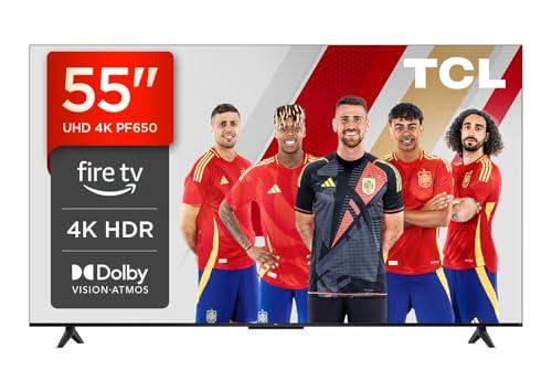 TCL 55PF650 55 Pulgadas 4K Ultra HD, HDR TV, Smart LED Fire TV (Dolby Vision, Dolby Atmos, DTS, HDR 10, Alexa Integrado, Airplay2, Miracast)