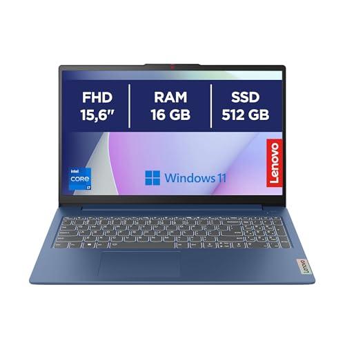 32% DESCUENTO Lenovo IdeaPad Slim 3 Gen 8   Ordenador Portátil 15.6″ FHD Intel Core i7 13620H, Intel UHD Graphics,16GB RAM, 512GB SSD, Wi Fi 6, Windows 11 Home Teclado QWERTY Español, Color Azul Abismo