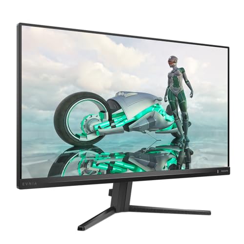 Philips 27M2N3500AM Monitor Gaming QHD de 27 Pulgadas, 180 Hz, 1ms GtG, FreeSync Prem. (1920×1080, 2X HDMI, DisplayPort) Negro/Gris