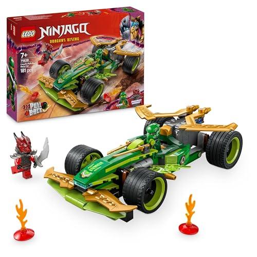 27% DESCUENTO LEGO Ninjago Coche de Carreras con Motor de Carga Manual de Lloyd de Juguete, Juego Ninja con 2 Minifiguras, Armas y Catanas, Regalo para Niños y Niñas de 7 Años o Más 71828