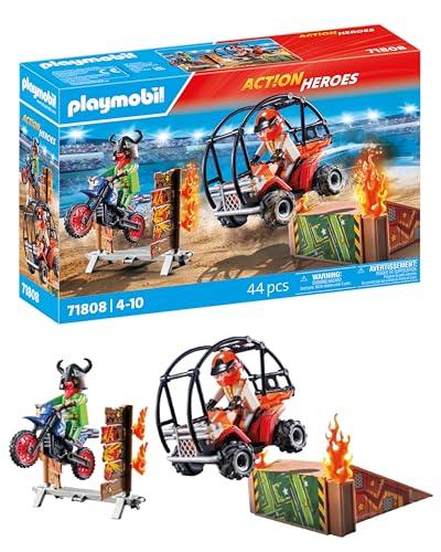 45% DESCUENTO PLAYMOBIL | Stunt Show | Coche de Juguete | Juguete para niños y niñas a Partir de 4 años | 71808