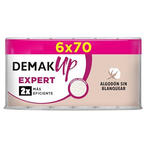 33% DESCUENTO Demak’Up Discos Desmaquillantes Expert Round 6×70 Unidades Sin Blanquear, Textura Nido de Abeja, Bolsa de 670 uds