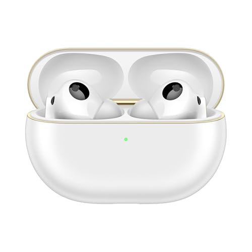 24% DESCUENTO HUAWEI FreeBuds Pro 4 Auriculares Inalambricos, Auriculares Bluetooth Sonora Sin Pérdidas, Llamadas Estables, ANC Dinámica, Diseño de Cuerdas Plateadas, 33 Horas, iOS & Android, Blanco