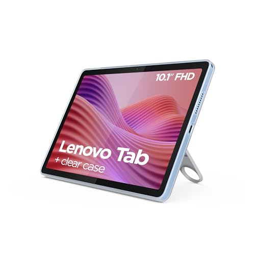 37% DESCUENTO Lenovo Tab – Tablet 10.1″ WUXGA (MediaTek Helio G85, 4GB RAM, 64 GB, 60 Hz, 2 Altavoces, Wi Fi 5, Bluetooth 5.3, Android 14) Azul Polar – Incluye Case Transparente