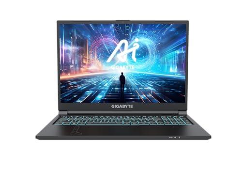 GIGABYTE Portátil Gaming G6 MF   16,0 Pulgadas, 165Hz FHD, Intel Core i7 13700H, RTX 4050 GPU, 16GB DDR5 4800MHz, 512G SSD, FreeDOS, G6 MF 72ES893KD