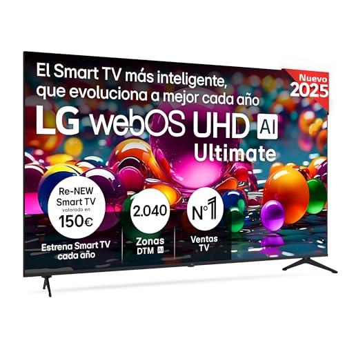 LG 75UA75006LA   TV 75″, UHD 4K, WebOS 25, Ultimate IA, HDR10 Pro, Super Upscaling, Dolby Digital Plus, Google Assistant, Negro